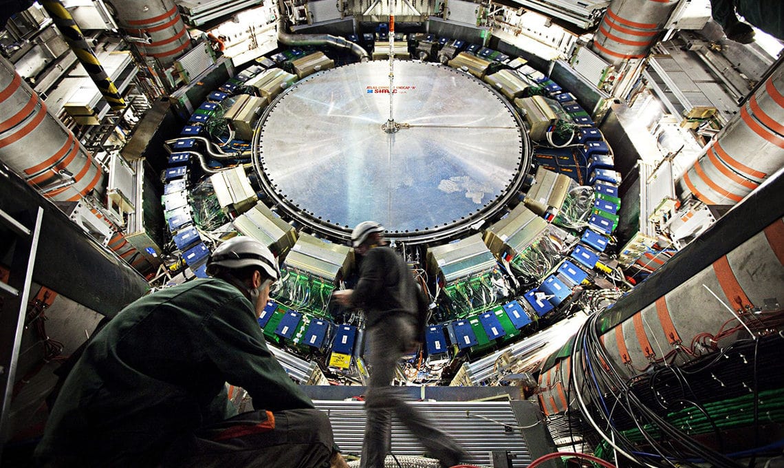 ATLAS particle accelerator at CERN